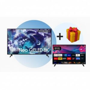 SAMSUNG GQ85QN900FTXZG Neo QLED 8K Vision AI, QLED-Fernseher (214 cm (85 Zoll), schwarz, 8K/FUHD, Mini-LED, Twin Tuner, Entspiegelt, Art Store, 100Hz Panel)