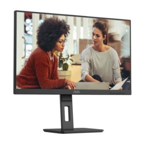 AOC 24E3QAF, LED-Monitor (60.5 cm (23.8 Zoll), schwarz, FullHD, IPS, HDR, ergonomischer Standfuß)