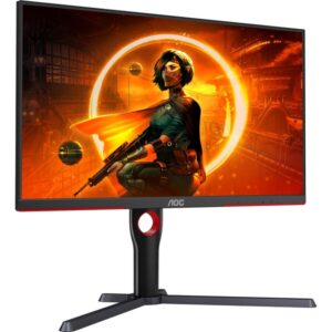 AOC AGON Q27G3XMN/BK, Gaming-Monitor (69 cm (27 Zoll), schwarz/rot, QHD, VA, Adaptive-Sync, 180Hz Panel)