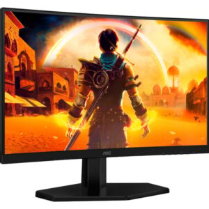 AOC C24G42E, Gaming-Monitor (59.9 cm (23.6 Zoll), schwarz (matt), FullHD, VA, Curved, Adaptive-Sync, HDR, 180Hz Panel)
