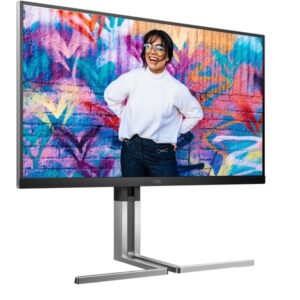 AOC Q27U3CV, QLED-Monitor (68.6 cm (27 Zoll), schwarz, QHD, IPS QD, USB Hub, KVM)