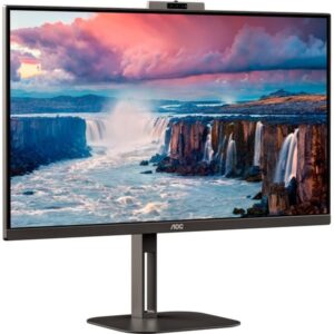 AOC Q27V5CW/BK, LED-Monitor (68.6 cm (27 Zoll), schwarz, QHD, IPS, HDMI, DisplayPort, FreeSync)