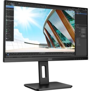 AOC U27P2CA, LED-Monitor (69 cm (27 Zoll), schwarz, UltraHD/4K, IPS, 60 Hz, HDMI)