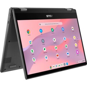 ASUS Chromebook Flip CM14 (CM1402FM2A-EC0015), Notebook (grau, MediaTek Kompanio 520, Mali G52, 8 GB LPDDR5X, 128 GB (128 GB eMMC), Google Chrome OS)