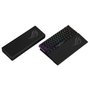 ASUS ROG Falchion + Smart Cover, Gaming-Tastatur (schwarz, DE-Layout, Cherry MX RGB Red)