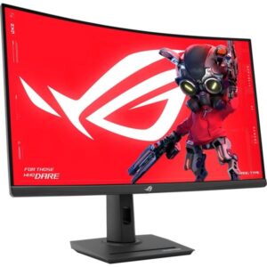 ASUS ROG Strix XG32WCS, Gaming-Monitor (80 cm (32 Zoll), schwarz, WQHD, VA, Curved, HDR, 180Hz Panel)