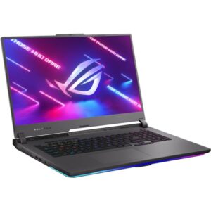 ASUS ROG Strix (G17 G713PV-HX198W), Gaming-Notebook (grau, AMD Ryzen 9 7940HX, NVIDIA GeForce RTX 4060, 16 GB DDR5, 1 TB (1 TB SSD), Windows 11 Home)
