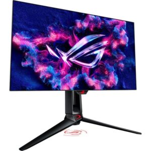ASUS ROG Swift OLED PG27AQDP, Gaming-Monitor (67.3 cm (26.5 Zoll), schwarz, QHD, AMD Free-Sync Premium, Nvidia G-Sync kompatibel, 480Hz Panel)