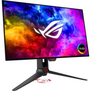 ASUS ROG Swift PG27AQDM, Gaming-Monitor (67.3 cm (27 Zoll), schwarz, QHD, FreeSync Premium, NVIDIA G-Sync, HDR, 240Hz Panel)