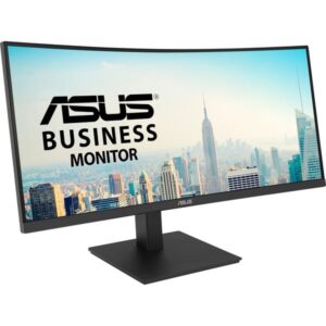 ASUS VA34VCPSR, LED-Monitor (86.4 cm (34 Zoll), schwarz, WQHD, VA, Curved, USB-C, HDR10, 100Hz Panel)
