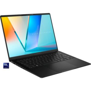 ASUS Vivobook S 14 OLED (S5406SA-QD227W), Notebook (schwarz, Intel® Core™ Ultra 7 258V, Intel® Arc™ Graphics, 32 GB LPDDR5X, 1 TB (1 TB SSD), Windows 11 Home)