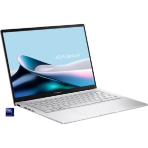 ASUS Zenbook 14 OLED (UX3405CA-PP269W), Notebook (silber, Intel® Core™ Ultra 9 285H, Intel® Arc™ Graphics, 32 GB LPDDR5X, 1 TB (1 TB SSD), Windows 11 Home)