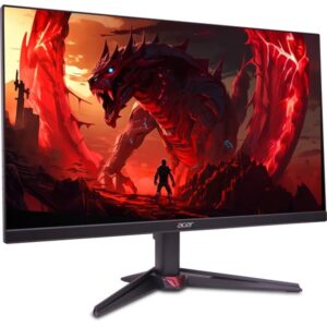 Acer Nitro VG240YX1, Gaming-Monitor (60.5 cm (23.8 Zoll), schwarz/rot, FullHD, VA, HDR, 200Hz Panel)