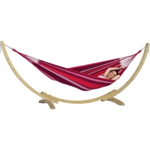 Amazonas Apollo Set Fuego AZ-6010125, Camping-Hängematte (rot)