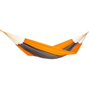 Amazonas Silk Traveller Techno AZ-1030160, Camping-Hängematte (orange/grau)