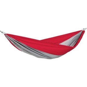 Amazonas Silk Traveller XXL AZ-1030190, Camping-Hängematte (grau/rot)