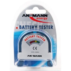 Ansmann Batterietester 4000001, Messgerät (blau/silber)