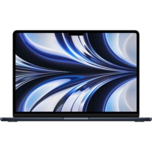 Apple MacBook Air 34,5 cm (13,6"), Notebook (schwarz, 16 GB, 256 GB (256 GB SSD), M2, 8-Core GPU, macOS, Deutsch)