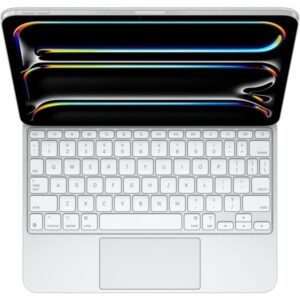 Apple Magic Keyboard für 11" iPad Pro (M4), Tastatur (weiß, US-Layout, Scherenmechanik)