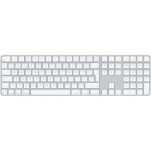 Apple Magic Keyboard mit Touch ID und Ziffern­block (silber/weiß, UK-Layout, für Mac Modelle mit Apple Chip)