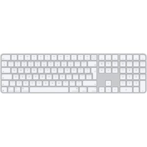 Apple Magic Keyboard mit Touch ID und Ziffern­block (silber/weiß, UK-Layout, für Mac Modelle mit Apple Chip)