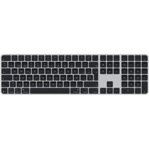 Apple Magic Keyboard mit Touch ID und Ziffern­block (silber/schwarz, ES-Layout, für Mac Modelle mit Apple Chip)