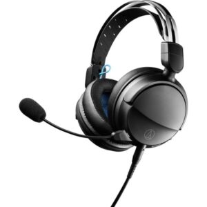 Audio-Technica ATH-GL3BK, Gaming-Headset (schwarz, 3,5 mm Klinke)