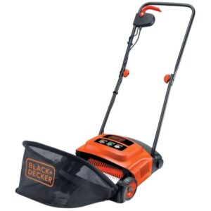BLACK+DECKER Elektro-Rasenlüfter GD300, Vertikutierer (orange/schwarz, 600 Watt)