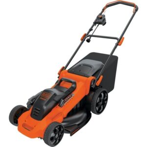 BLACK+DECKER Rasenmäher LM2000 (orange/schwarz, 2.000 Watt, 3-in-1 Funktionalität)