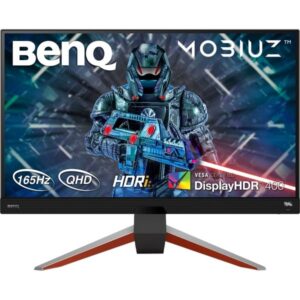 BenQ MOBIUZ EX2710Q, Gaming-Monitor (69 cm (27 Zoll), schwarz/silber, QHD, IPS, AMD Free-Sync, HDR, 165Hz Panel)