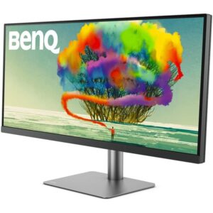 BenQ PD3420Q, LED-Monitor (87 cm (34 Zoll), schwarz/silber, UWQHD, IPS, USB-C, HDMI)