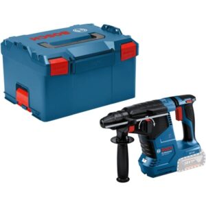 Bosch Akku-Bohrhammer GBH 18V-24 C Professional solo, 18Volt (blau/schwarz, ohne Akku und Ladegerät, mit Bluetooth, in L-BOXX)
