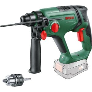 Bosch Akku-Bohrhammer UniversalHammer 18V BARETOOL, Adapter (grün/schwarz, ohne Akku und Ladegerät, POWER FOR ALL ALLIANCE)