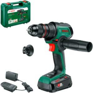 Bosch Akku-Bohrschrauber AdvancedDrill 18V-80 QuickSnap (grün/schwarz, Li-Ionen Akku 2,5Ah, Koffer, POWER FOR ALL ALLIANCE)