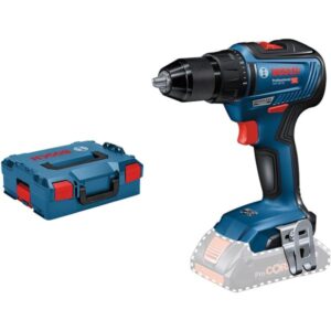 Bosch Akku-Bohrschrauber GSR 18V-55 Professional solo, 18Volt (blau/schwarz, ohne Akku und Ladegerät, L-BOXX)