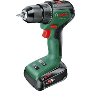 Bosch Akku-Bohrschrauber UniversalDrill 18V-60 (grün/schwarz, Li-Ionen Akku 2,0Ah, Koffer, POWER FOR ALL ALLIANCE)