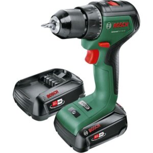 Bosch Akku-Bohrschrauber UniversalDrill 18V-60 (grün/schwarz, 2x Li-Ionen Akku 2,0Ah, Koffer, POWER FOR ALL ALLIANCE)