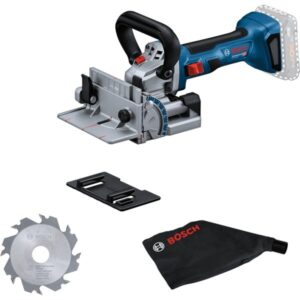 Bosch Akku-Flachdübelfräse GFF 18V-22 Professional Solo, 18 Volt, Nutfräse (blau/schwarz, ohne Akku und Ladegerät)