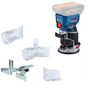 Bosch Akku-Kantenfräse GKF 18V-8 Professional solo, 18Volt, Oberfräse (blau/schwarz, ohne Akku und Ladegerät)