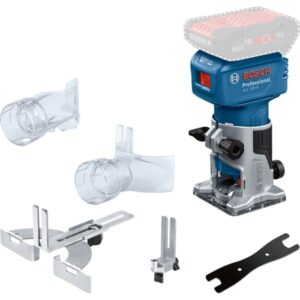 Bosch Akku-Kantenfräse /-Laminatschneider GLF 18V-8 Professional solo, 18Volt, Oberfräse (blau/schwarz, ohne Akku und Ladegerät)