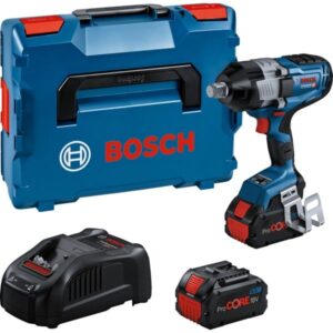 Bosch Akku-Schlagschrauber BITURBO GDS 18V-1600 HC Professional, 18Volt (blau/schwarz, 2x Akku ProCORE18V 8,0Ah, 3/4", in L-BOXX)