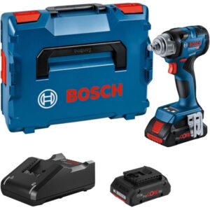 Bosch Akku-Schlagschrauber GDS 18V-330 HC Professional, 18Volt (blau/schwarz, 2x Li-Ion Akku ProCORE18V 4,0Ah, Bluetooth Modul, in L-BOXX)