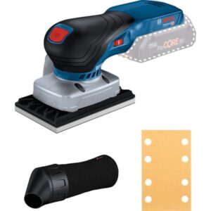 Bosch Akku-Schwingschleifer GSS 18V-13 Professional solo (blau/schwarz, ohne Akku und Ladegerät, in L-BOXX, 3 Schleifplatten)