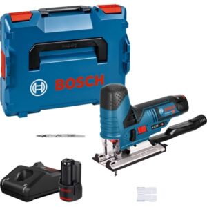 Bosch Akku-Stichsäge GST 12V-70 Professional, 12 Volt (blau/schwarz, 2x Li-Ionen Akku 3,0Ah, in L-BOXX)
