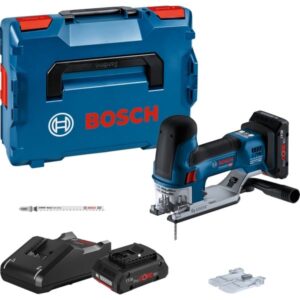 Bosch Akku-Stichsäge GST 18V-155 SC Professional, 18Volt (blau/schwarz, 2x Akku ProCORE18V 4,0Ah, in L-BOXX)