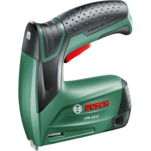Bosch Akku-Tacker PTK 3,6 Li, Elektrotacker (grün, inkl. 1.000 Klammern)