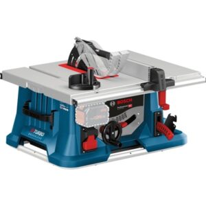 Bosch Akku-Tischkreissäge BITURBO GTS 18V-216 Professional solo, 18Volt (blau, ohne Akku und Ladegerät, mit Arbeitstisch GTA 560)