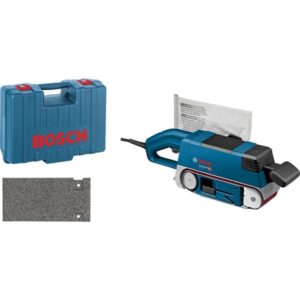 Bosch Bandschleifer GBS 75 AE Professional (blau/schwarz, 750 Watt, Koffer)
