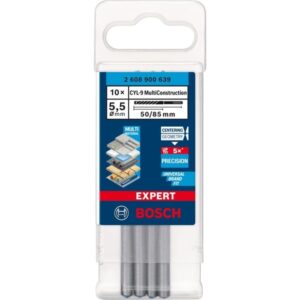 Bosch Expert CYL-9 MultiConstruction Bohrer, Ø 5,5mm, 10 Stück (Arbeitslänge 50mm)