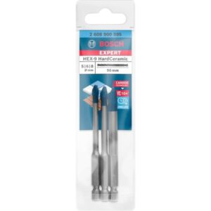 Bosch Expert HEX-9 HardCeramic Bohrer-Satz, 3-teilig (Ø 5 / 6 / 8mm)